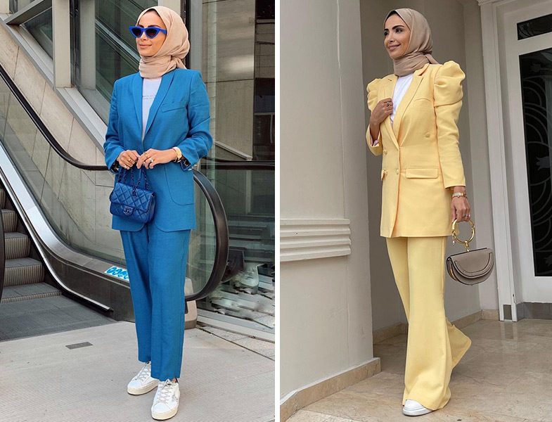 Venove Koleksiyon Mavi Takım - Atelier Pelin Yıldırım Sarı Takım Betül Gedik