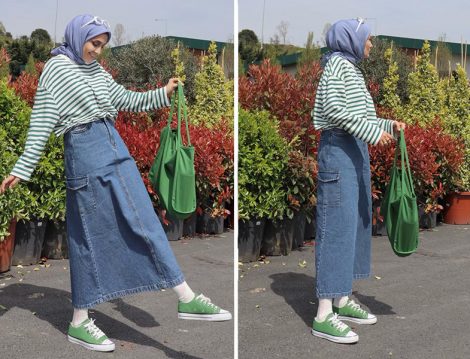 Manuka Denim Etek - Kübra Doğan