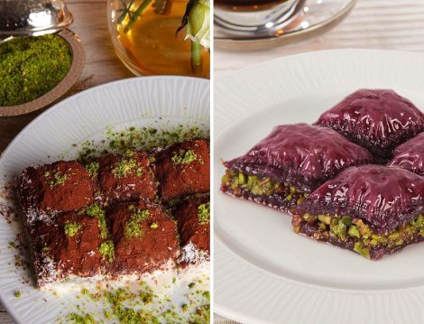 Pelit Soğuk Baklava ve Mor Baklava