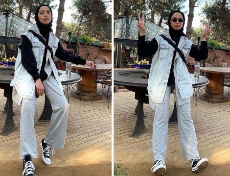 Vesna Design Denim Yelek - Rumeysa Düzyazan