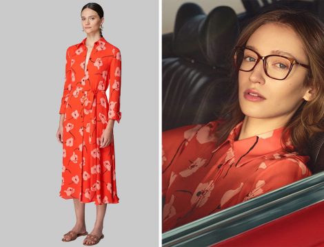 Carolina Herrera Çiçekli Elbise