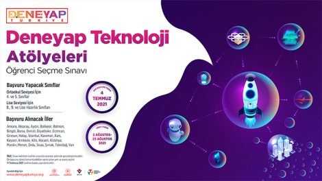 Deneyap Teknoloji Atölyeleri Öğrenci Seçme Sınavı Duyurusu