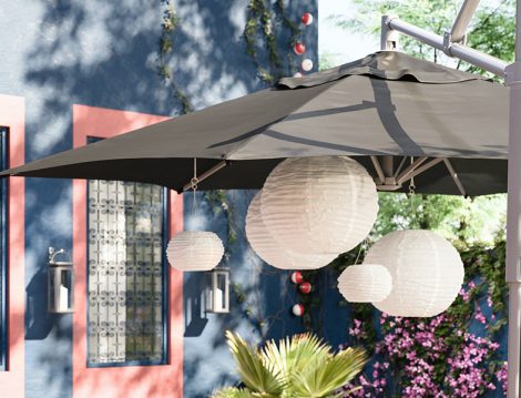 IKEA Balkon Şemsiyesi ve Aydınlatmalar