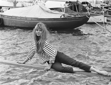 Çizgili Tişört Modası (Brigitte Bardot)