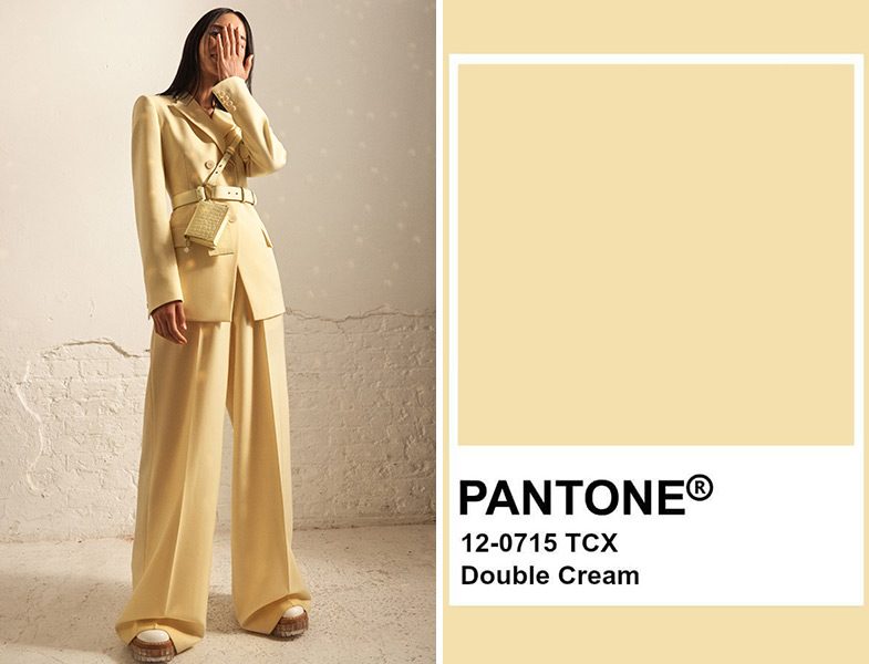 Stella McCartney Takım - Pantone 2021 Yaz Rengi Krema