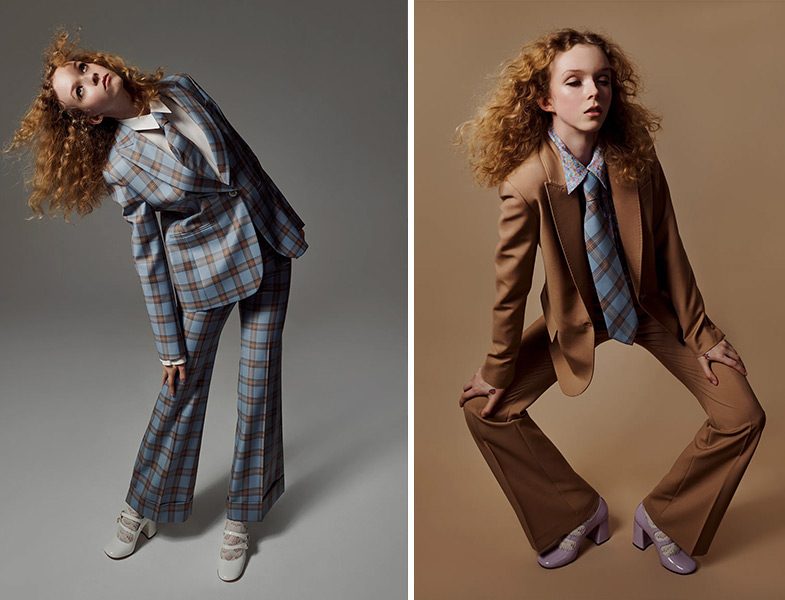 Ekose Kadın Ceket&Pantolon&Kravat - Paul & Joe Resort 2022