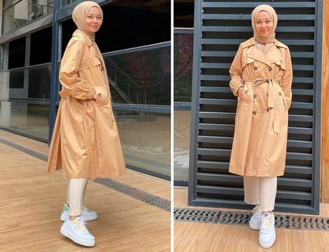 Normcore Camel Trençkot - Harmandalı Ahsen