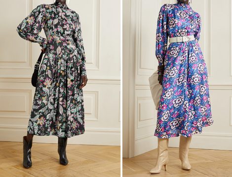 Çiçek Desenli Elbiseler - Isabel Marant