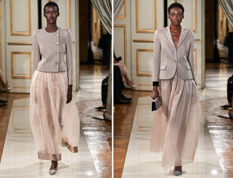 Giorgio Armani 2021-22 Sonbahar Kış (Etek-Ceket)