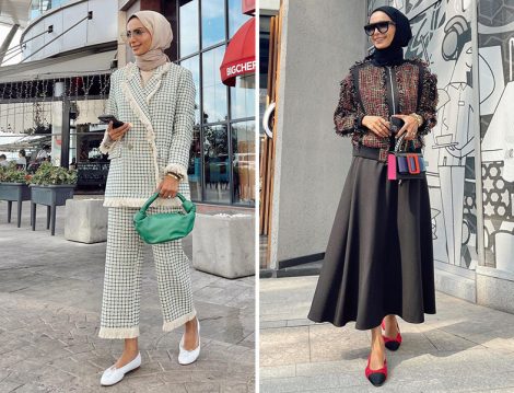 Niqozza Tüvit Ceket ile Pantolon ve Etek Kombinleri - Betül Gedik