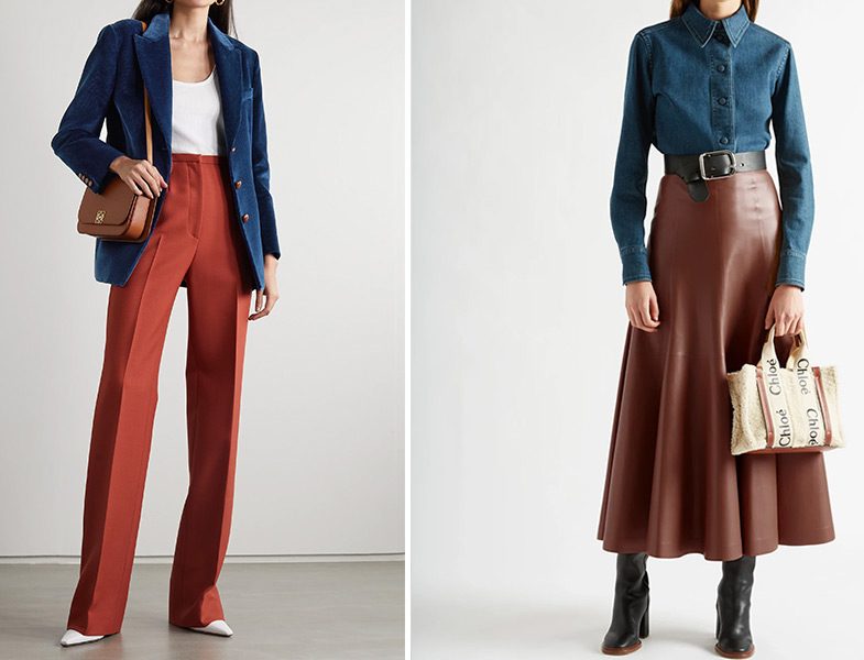 Blazé Milano Kadife Blazer Ceket - Chloe Deri Etek