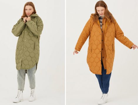 Normcore Kapüşonlu Kapitone Mont