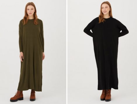 Normcore Triko Elbise