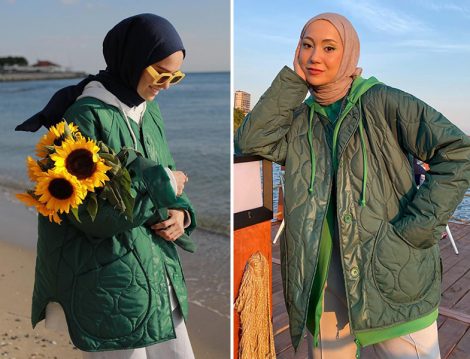 Aybikestil Kapitone Mont - Şeyma Zeynep Ünlü ve Seda Nur Gümüş