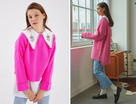 Hooopstore Neon Pembe Kazak