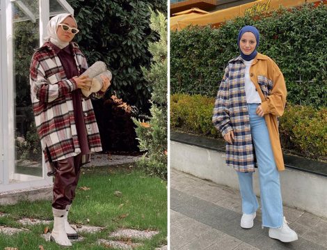 Qooq Ekose Gömlek Ceket (Hülya Aslan) - Normcore Ekose Gömlek (Elif Değirmenci)