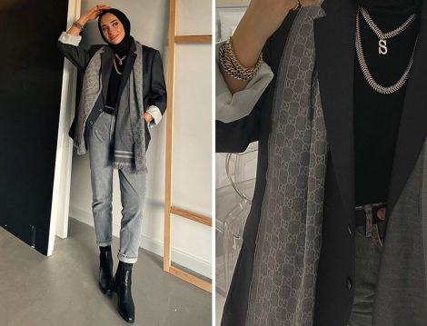 Atkı, Bileklik ve Zincir Kolye - Sena Sever
