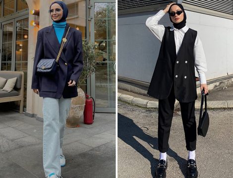 Blazer Ceket-Denim Pantolon (Betül Gedik) - Hooop Store Blazer Yelek(Şeyda Ateştepe)