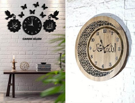 Ramazan Ruhuna Uygun Duvar Saatleri