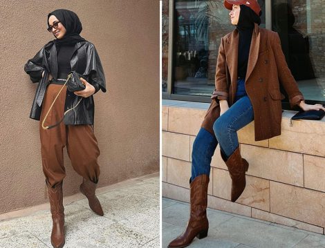 Sena Sever Western Çizme Kombinleri