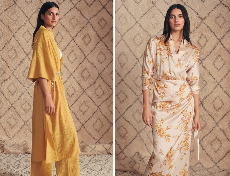 Mango Kaftan ve Saten Elbise