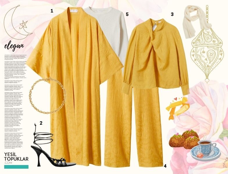 Mango Kaftan İle Ramazana Özel Tesettür Kombin