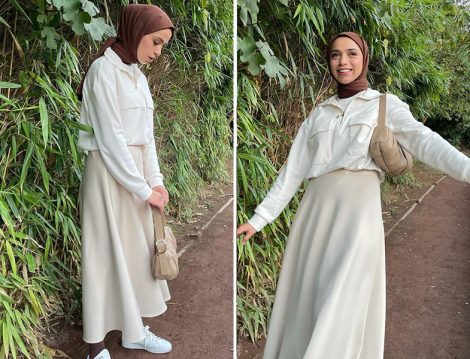 Polo Yaka Tişört-Etek (Rümeysa Yağcı)