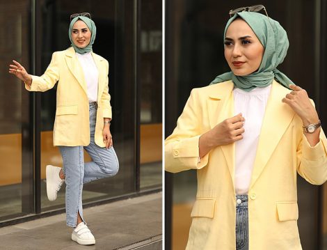 Samet Keskin Keten Ceket ve Kot Pantolon