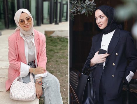 Bershka Blazer (Aybüke Nur Demirci) - Suud Collection Blazer Ceket (Sena Sever)