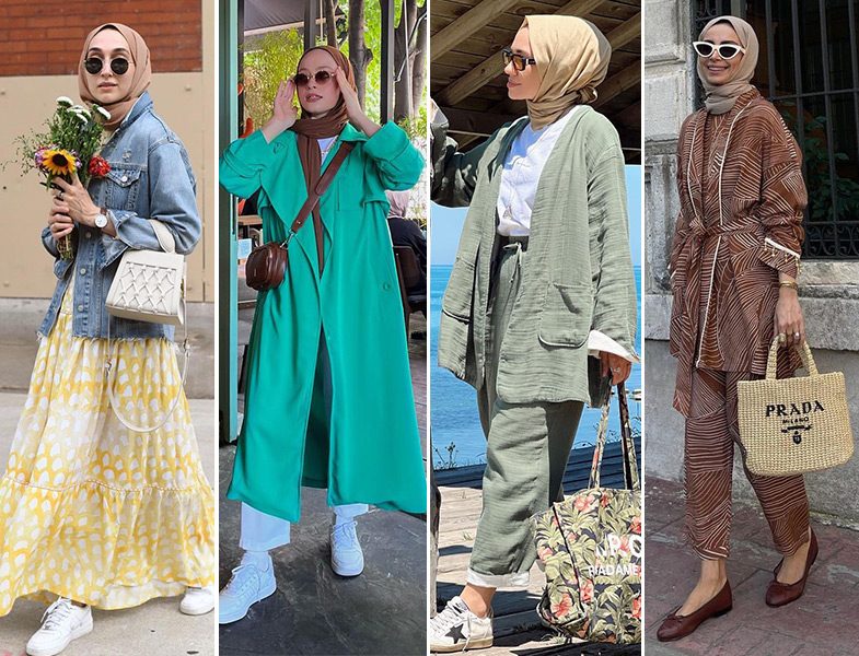 GAP Kot Ceket (Elif Doğan) - Özsarıçam Trençkot (Şeyda Ateştepe) - Qooq Store Müslin Dokulu Ceket (Hülya Aslan) - Venöve Kimono (Betül Gedik)