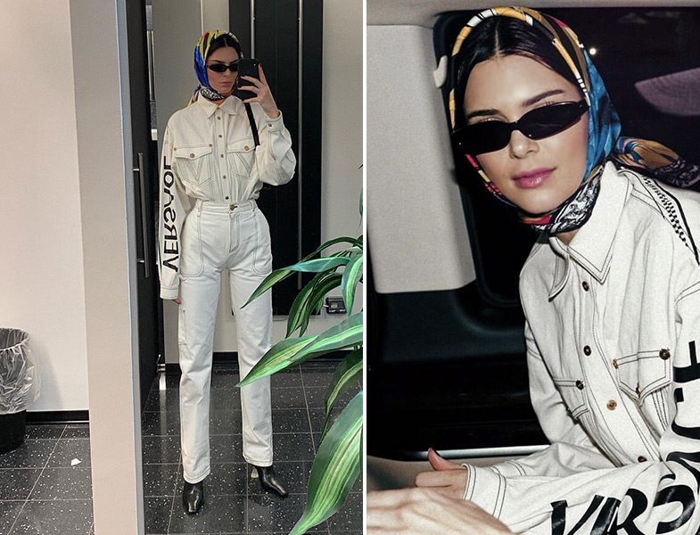 Kendall Jenner Babuşka Stili Başörtüsü
