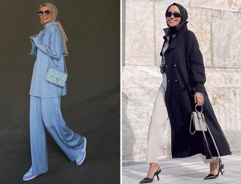 Maq Design Takım (Betül Gedik) - Qooq Store Trençkot (Hülya Aslan)