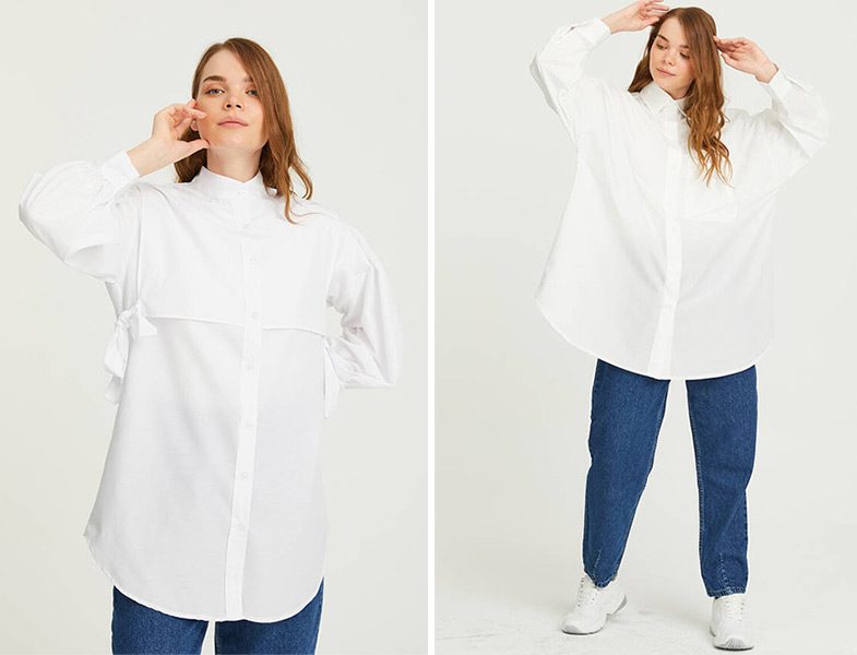 Normcore Beyaz Gömlek