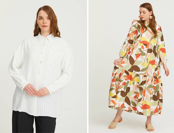 Normcore Gömlek-Pantolon ve Desenli Elbise