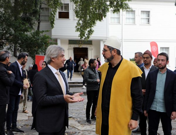 Kültür ve Turizm Bakan Yardımcısı Ahmet Misbah Demircan ve M. Fatih Çıtlak - Galata Mevlevihanesi