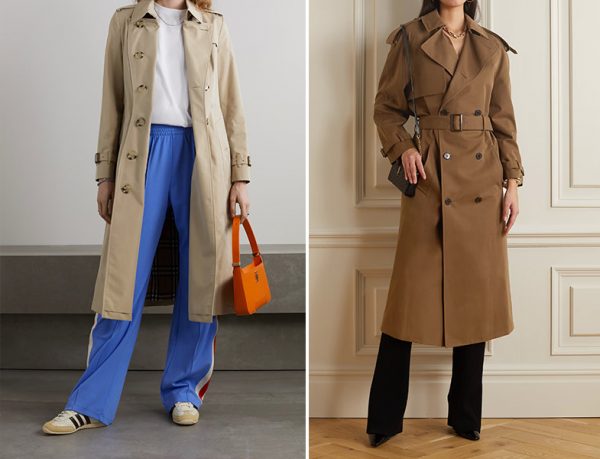 Burberry Trençkot - Saint Laurent Trençkot