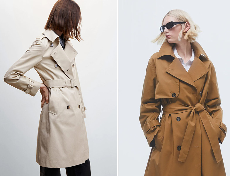 Mango Pamuklu Trençkot - H&M Trençkot