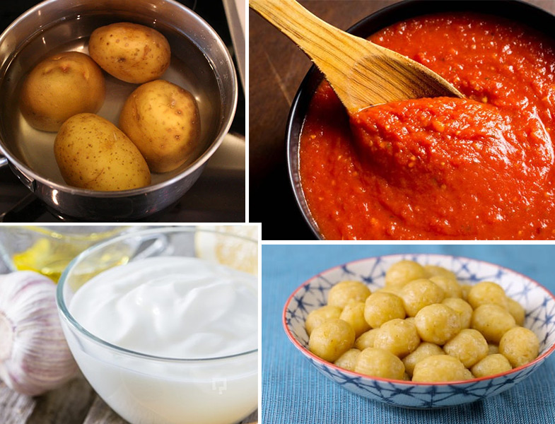 Patates Borani Yapılışı