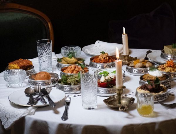 Velvet Mezze Masa Düzeni