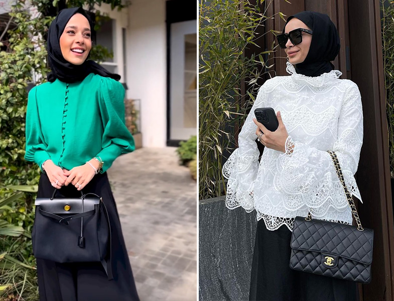 Maam İstanbul Yeşil Gömlek - Sena Pektemek ve Maq Design Dantel Bluz - Betül Gedik
