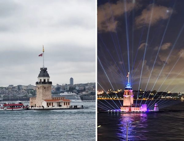 Kız Kulesi Lazer Gösterisi