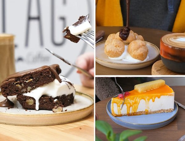 Flag Bakes&Coffee Brownie-Cheesecake-Profiterol
