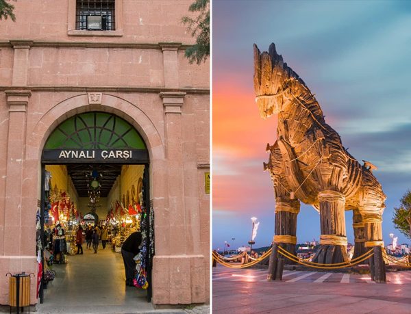 Çanakkale Truva Heykeli ve Aynalı Çarşı