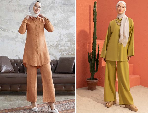 Gömlek-Pantolon Keten Takımlar (İnStyle - Refka)