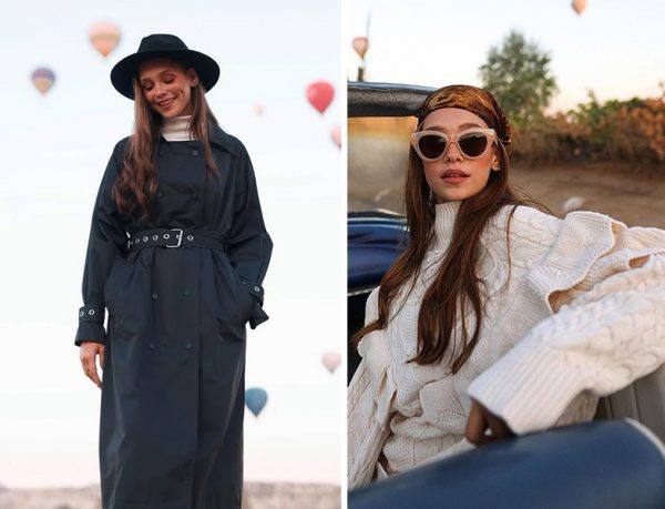 Hooop Store 2023-24 Sonbahar Kış Trençkot ve Triko