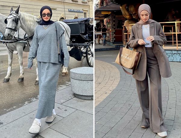Hooop Store 2023-24 Sonbahar Kış Triko Elbise ve Takım - Kübra Koç