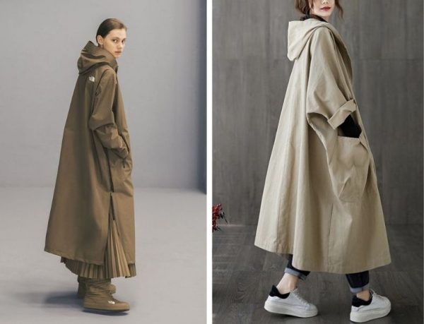 Oversize Trençkot Kombinleri