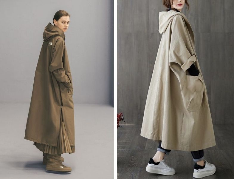Oversize Trençkot Kombinleri
