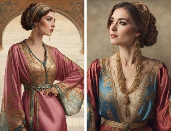 Yapay Zeka ile Hazırlanan Geleneksel Kaftan Modelleri