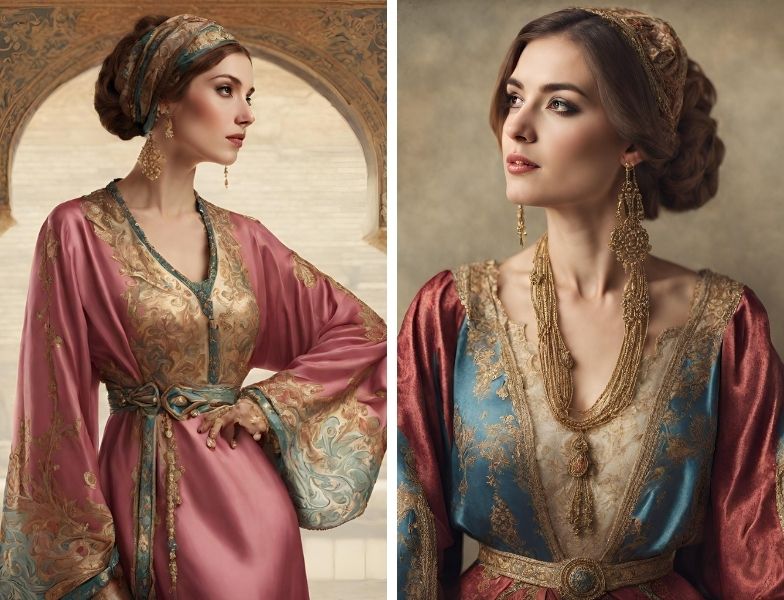 Yapay Zeka ile Hazırlanan Geleneksel Kaftan Modelleri